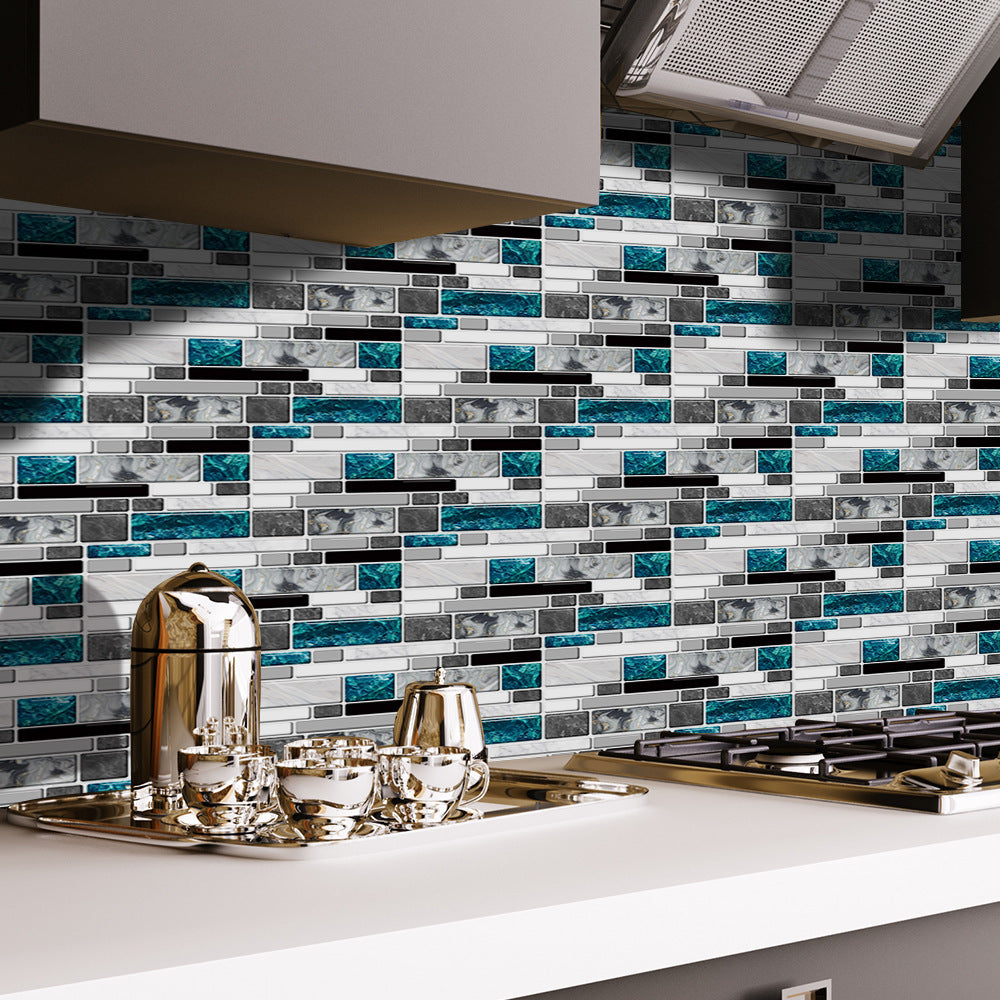 Blue Agate Marble Tile Decorative Wall Sticker