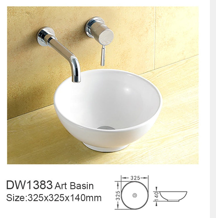 Simple Mini Ceramic Table Bathroom Wash Basin