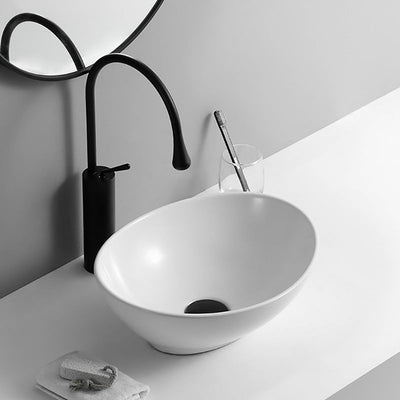 Simple Mini Ceramic Table Bathroom Wash Basin